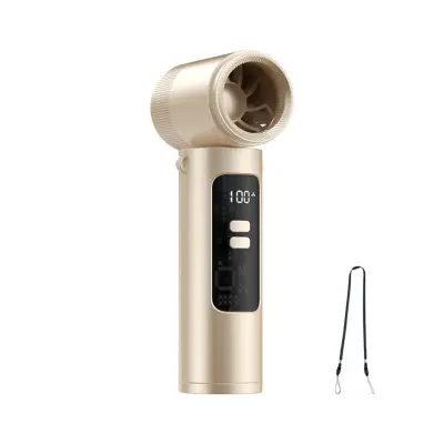 Prijenosni mini ventilator visoke brzine 3-u-1, bez četkica, USB Champagne