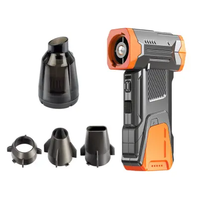 Prijenosni turbinski puhač-usisavač 2000mAh 60W 4-brzine, LED, USB Orange
