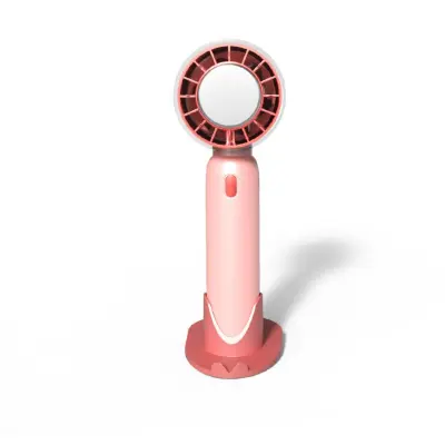 Ručni hladilni ventilator 13000 rpm, termoelektrični, 3000mAh, 5 brzina Pink