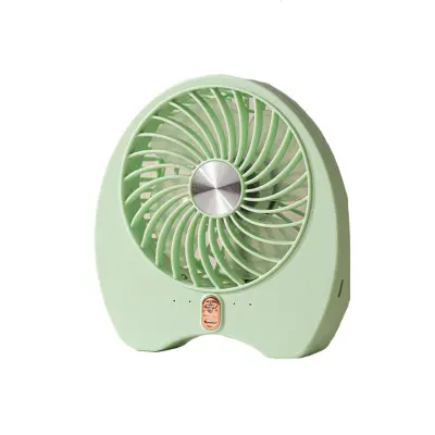 Prijenosni ručni USB punjivi ventilator - 1200mAh, tihi osobni ventilator s 4 brzine, kompaktni prijenosni stolni ventilator za putovanja Zelena