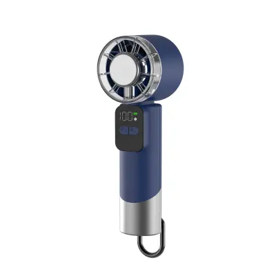 Mini USB stolni ventilator s turbo hlađenjem, prijenosni i stalak Blue