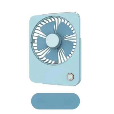 Ultra-tanki sklopivi stolni ventilator s 3600mAh baterijom Blue