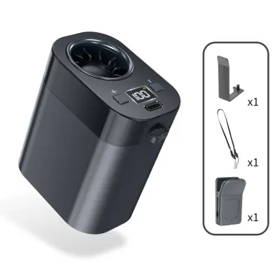 Punjenje USB prijenosni mini ventilator s turbo protokom zraka Gray