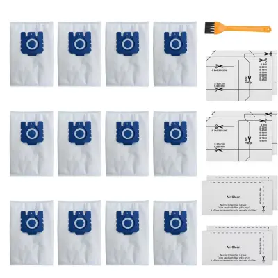 Set od 12 vrećica za usisavač kompatibilnih s Miele GN serijom S8/C1/C2/C3