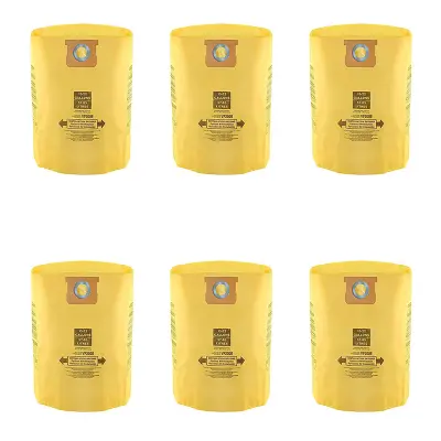 Vrećice za prašinu za Shop-Vac usisavače, žute (pakiranje od 6)