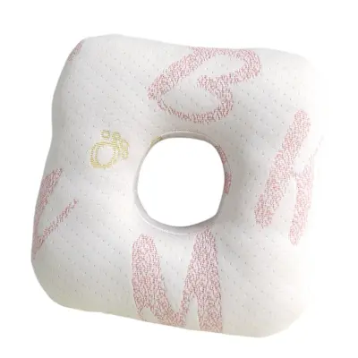 Ergonomski jastuk za uho s jednim otvorom 28cmx28cmx7cm Pink