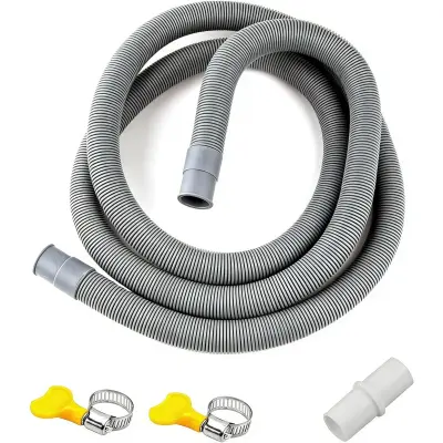 Debelo odvodno crijevo za perilicu rublja, PVC+PP+nehrđajući 0.5m–4m