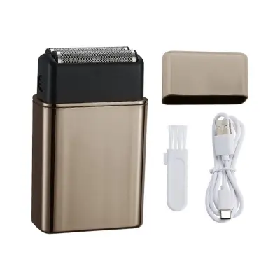 Mini prijenosni brijač za muškarce – USB, IPX vodootporan, snažan motor Gunmetal