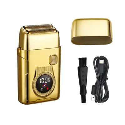 Muški prijenosni električni brijač – USB, vodootporan, 50min Gold