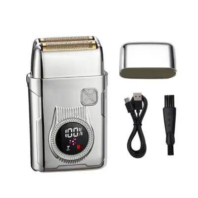Muški prijenosni električni brijač – USB, vodootporan, 50min Silver