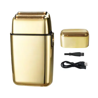 Putni električni brijač, mini USB punjiv, IPX vodootporan, 50min Gold