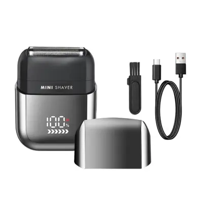 Mini električni brijač za muškarce, prijenosni USB punjivi brijač