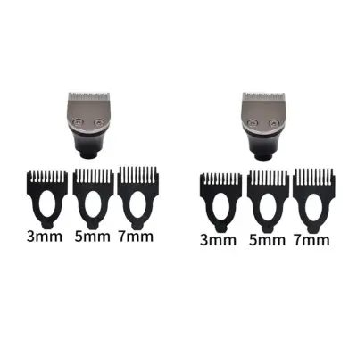 Zamjenske glave za šišanje, 6 kom, crni ABS, 3mm 5mm 7mm, kompatibilno