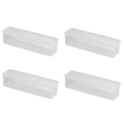 Set od 4 kutije za pohranu tjestenine – prozirni PVC organizator za špagete i ostavu