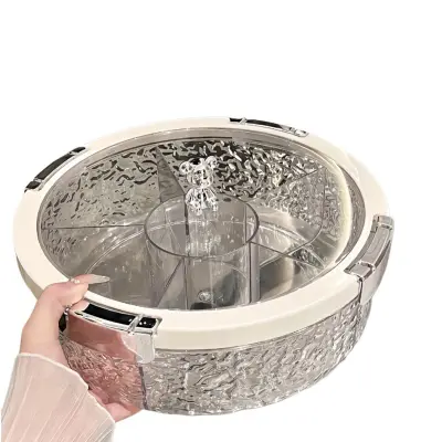 Luksuzni hermetički PET spremnik za grickalice sa zatvaračem Cream