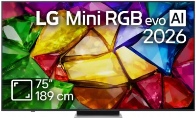 TV LG 75MRGB87B3B 190.5cm (75"), Mini RGB, 4K UHD Smart TV, webOS