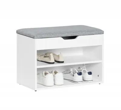 Ormarić za cipele Modernhome s mekim sjedištem, 60x43x30cm, bijeli