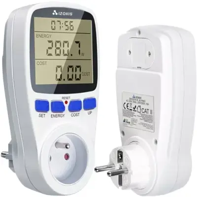 Digitalni mjerač potrošnje električne energije Vatmetar Izoxis, kontrola troškova