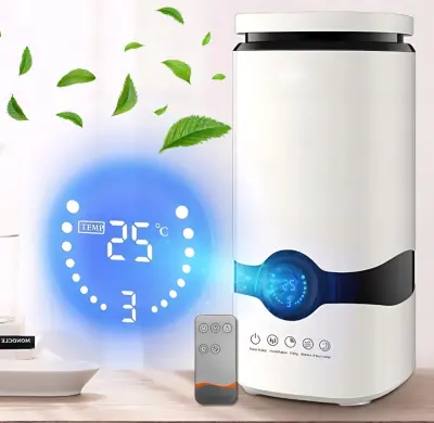 Ultrazvučni ovlaživač zraka Ruhhy 22739, ionizacija, aromaterapija i higrometar, 4l
