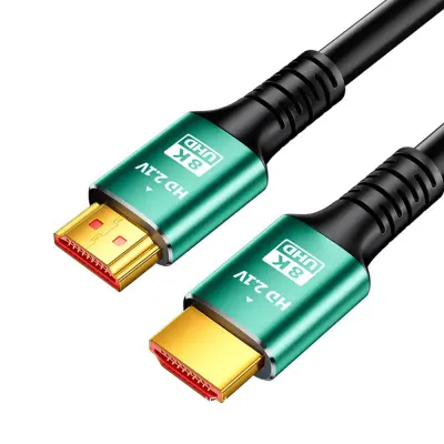 8K Ultra HD HDTV 2.1 kabel – kućište od aluminijske legure (zeleno) – idealan za gaming