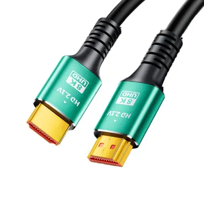 8K Ultra HD HDTV 2.1 kabel – kućište od aluminijske legure (zeleno) – idealan za gaming