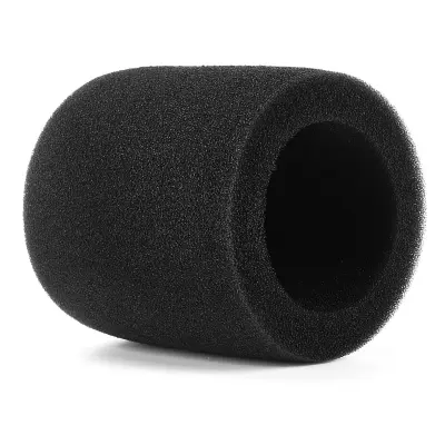 Pjenasti crni vjetrobran za mikrofon, kompatibilan sa Shure MV7 i MV7X