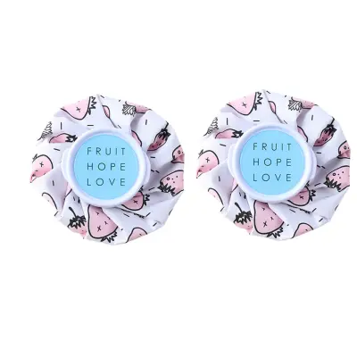 Sklopive banana vrećice za led 2 kom - PVC i poliester-pamučni White+Pink