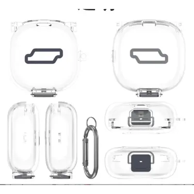 TPU zaštitna torbica za Shokz OpenFit 2+/T921 — vodootporna i periva Transparent