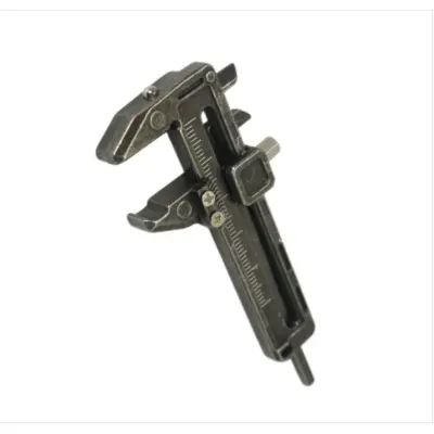Mini nonijus šubler, metalni džepni precizni mjerni alat 7.7cm x 4cm
