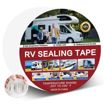 Bijela vodonepropusna traka za brtvljenje RV 1mm 5cmx15m