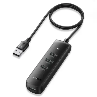 UGREEN USB hub 4 porta crni