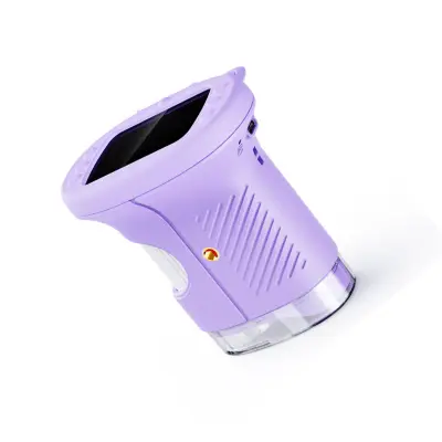 Prijenosni digitalni mikroskop 2.4-inch IPS 1080P, 50-1000X Purple