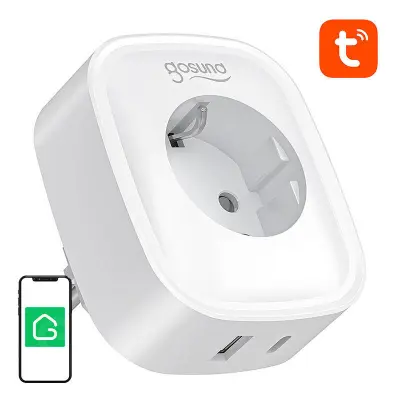 Gosund SP6 WiFi Bluetooth pametna utičnica 16A s USB-C 20W za Tuya