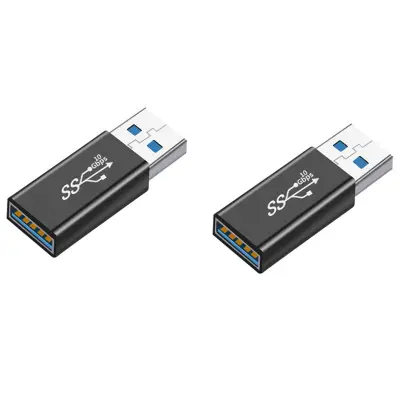 USB ženski na USB muški 3.1 ravni adapter (2 kom) - visokobrzinski prijenos podataka