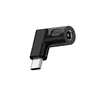 Adapter DC (ženski) na USB Type-C (muški) – 65W PD, I-oblik konektor