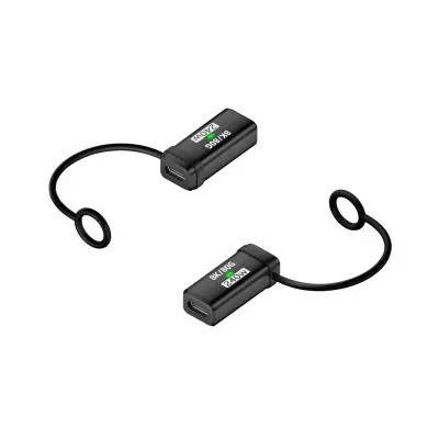 Adapter USB-C ženski na ženski 240W - 120Gbps prijenos podataka, 16K video (2 kom) Crna