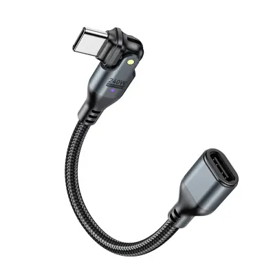 180° Rotirajući 240W Type-C adapter - brzo punjenje i prijenos podataka