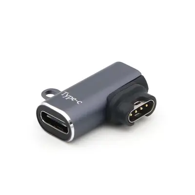 Ukošeni adapter s Garmin na Type-C (2 kom) – kompatibilno s Garmin Fenix, Forerunner, Approach i Venu serijama