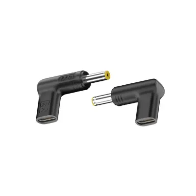 Komplet od 2 kutna Type-C (ženski) na 5.5x1.7mm (muški) PD trigger adapter - 20V, 100W
