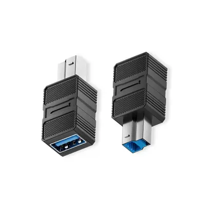USB 3.0 B muški na A ženski adapter - visokobrzinski pretvarač (2 kom)