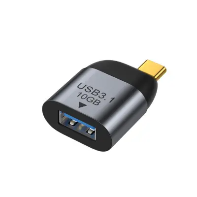Adapter USB (ženski) na USB-C (muški) — visokobrzinski pretvarač za prijenos podataka 10 Gbps