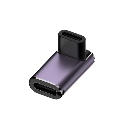 240W višenamjenski USB-C adapter: ženski na ženski, 40Gbps, 8K video, ljubičasti