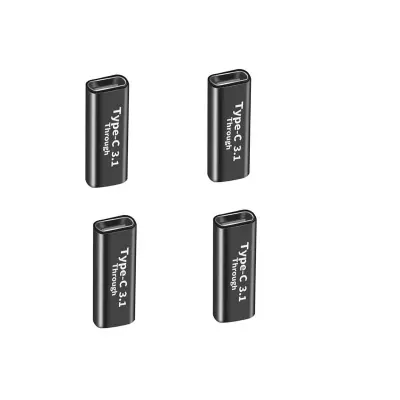 Set od 4 USB-C adaptera (ženski na ženski) 3.1 - podržava prijenos podataka 10Gbps i brzo punjenje