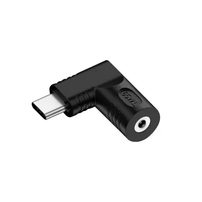 65W L-oblika adapter (DC ženski na USB Type-C muški) - Power Delivery pretvarač