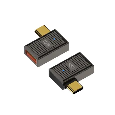 Adapter USB A (ženski) na USB-C (muški), brzo punjenje 120W s indikatorskom lampicom