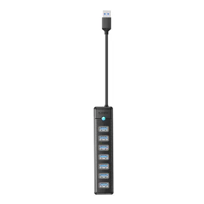 ORICO PW7U USB 3.0 Hub, 7x USB-A, crni
