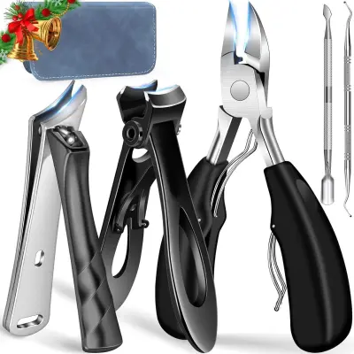 Set od 5 manikurnih alata - inox škare, turpija, torbica
