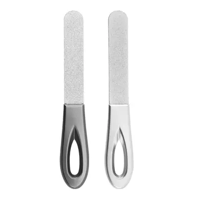 Dvostruka inox turpija za nokte, 2 kom s zaštitnim etuijima