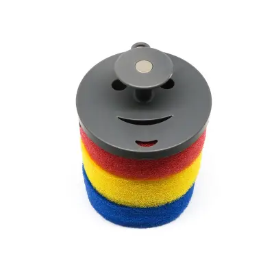 Magnetni držač spužve sa ručkom — ABS + spužva, za sudoper Gray