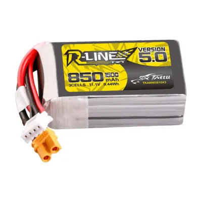 Tattu 850mAh 3S 11.1V 150C RC baterija XT30U-F visokih performansi